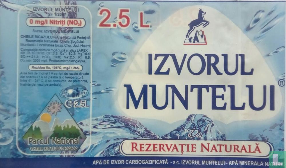 Izvorul Muntelui - Eau minérale
