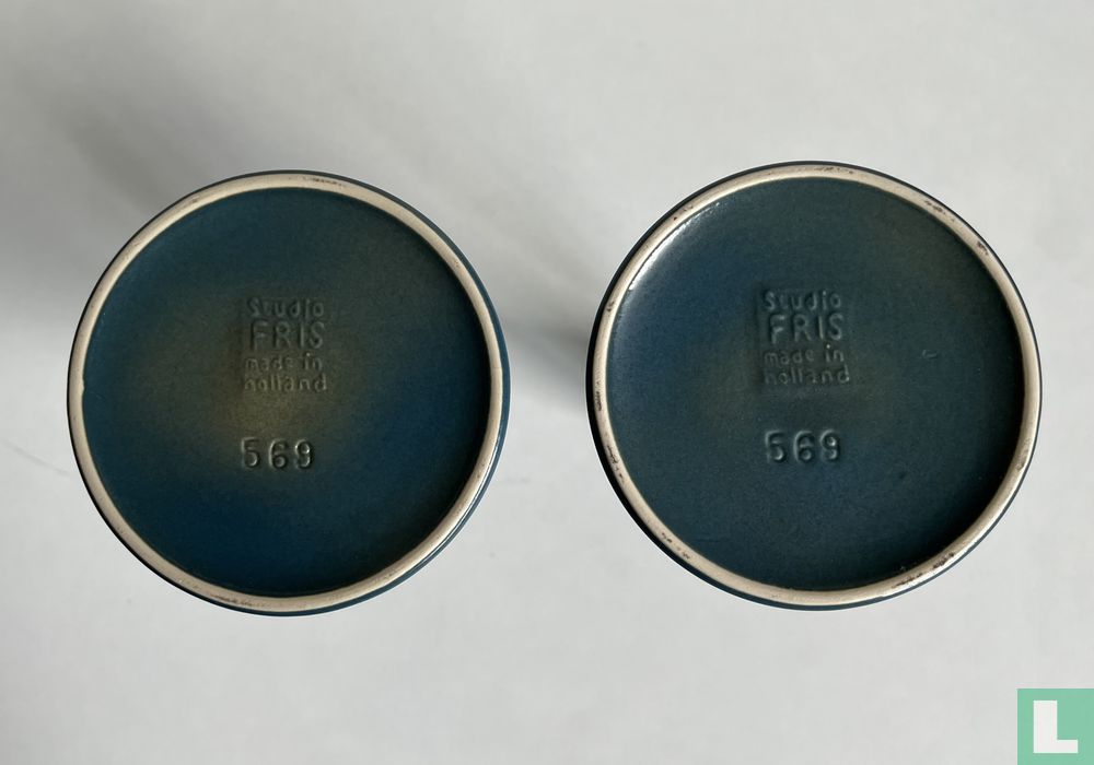 Vase 569 - indigo