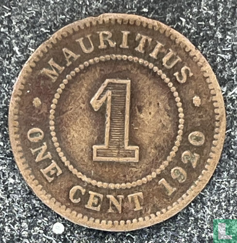 Maurice 1 cent 1920