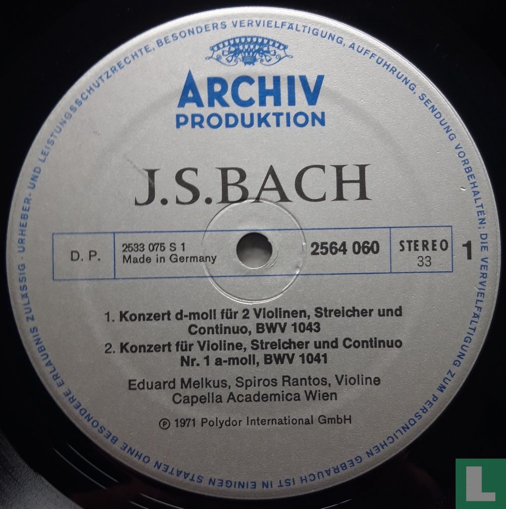 J.S. Bach: Konzerte