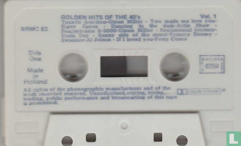 Golden Hits of the 40's 1