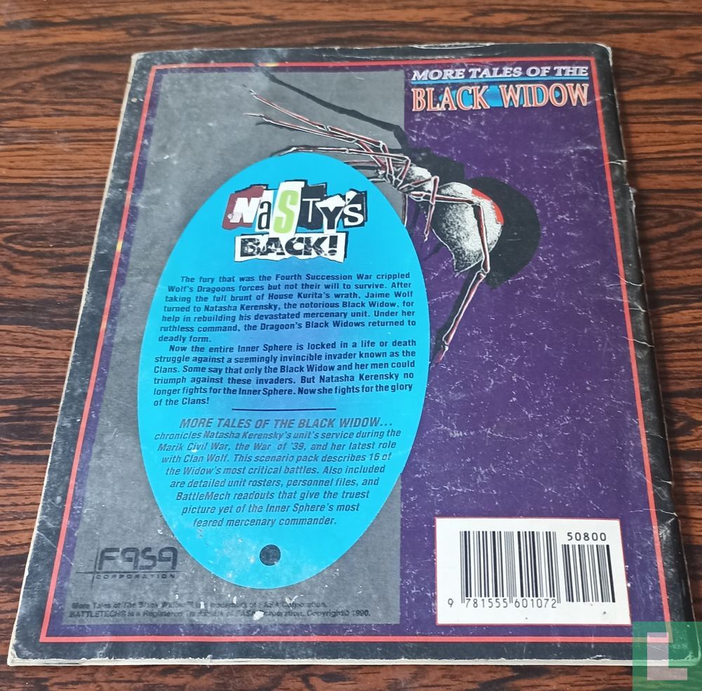 Timothy Danforth More Tales of the Black Widow 1657 (1990) - Die Kompanie der Schwarzen ...