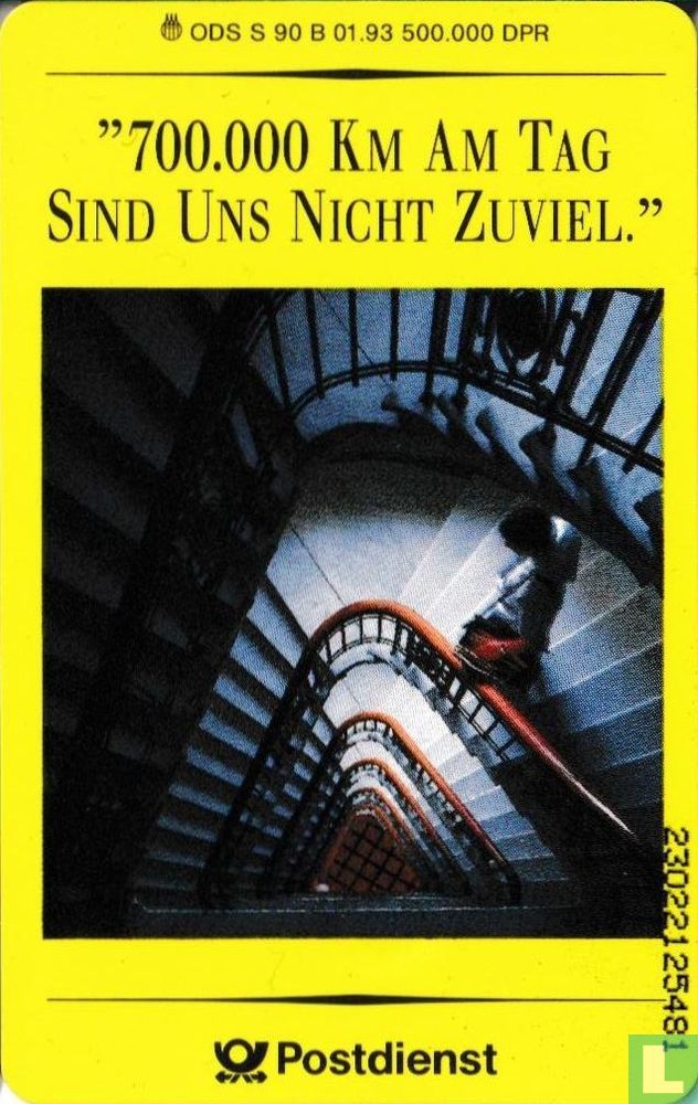 Postdienst - Treppenhaus