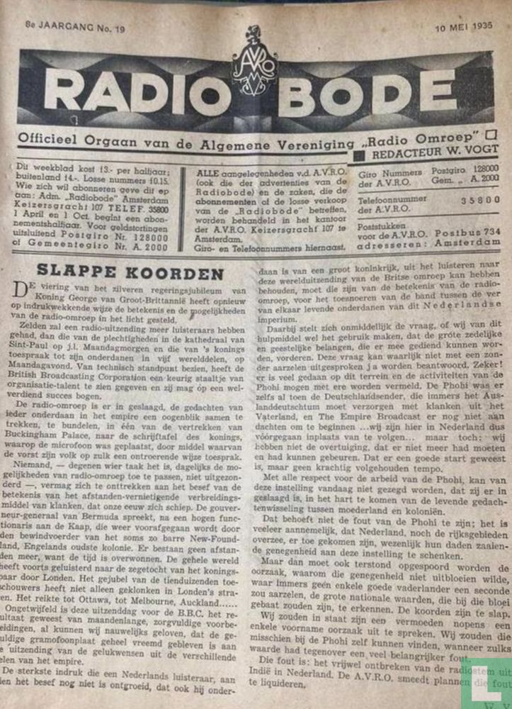 Radiobode [Avro] 19