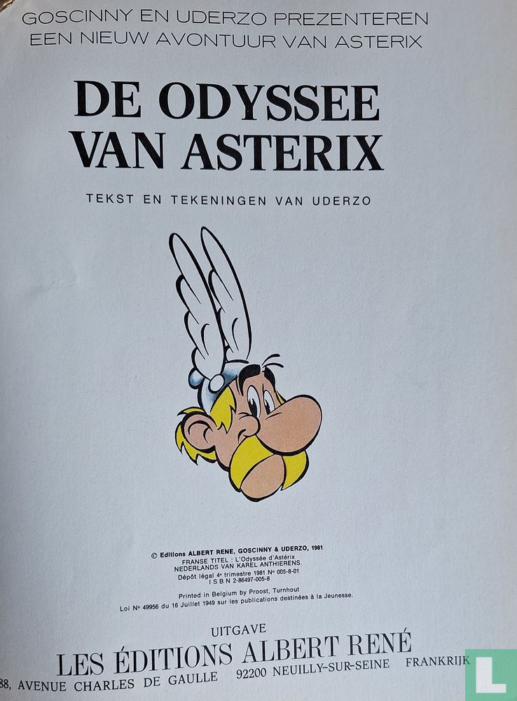 De odyssee van Asterix