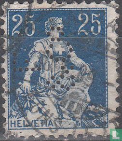 Sitzende Helvetia
