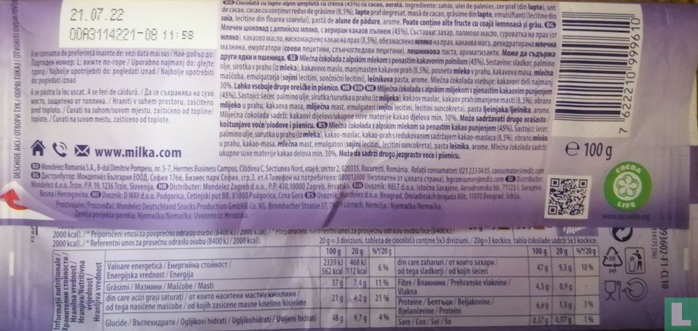 Milka Cremă cu cacao - Chocolate Mousse - Mondelez Deutschland Snacks ...