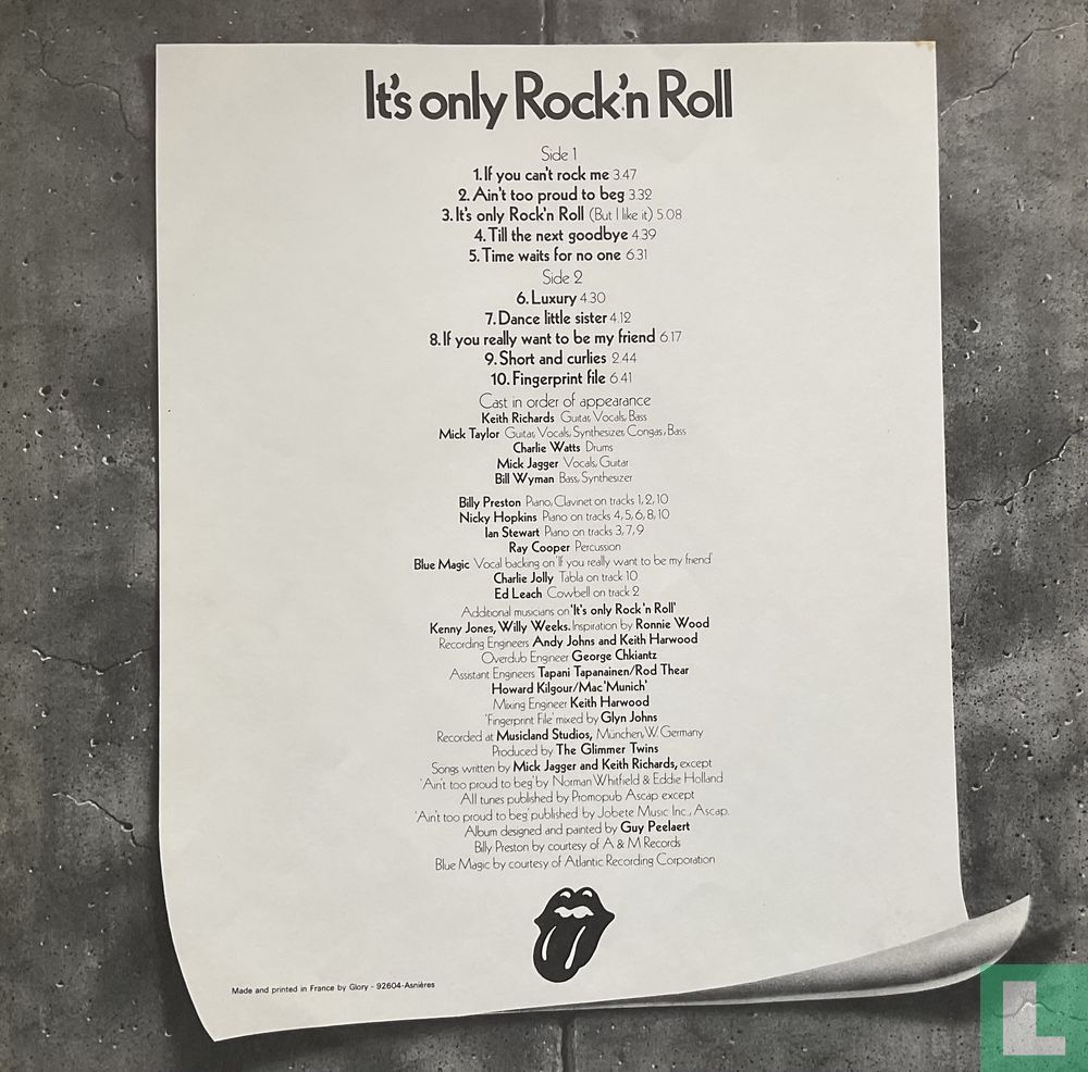 It's Only Rock 'n' Roll