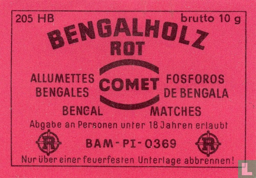 Bengalholz Rot - Comet