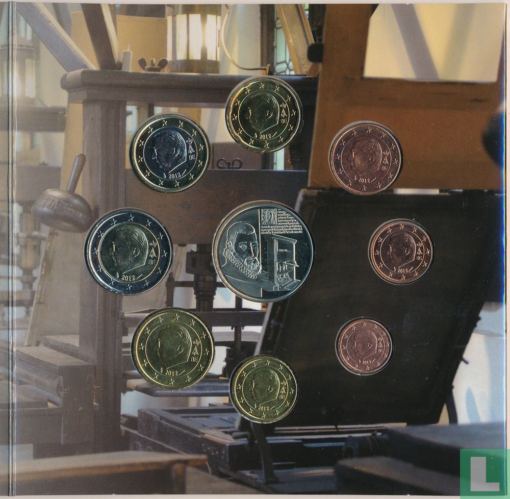Belgium mint set 2012 "Museum Plantin-Mortus"