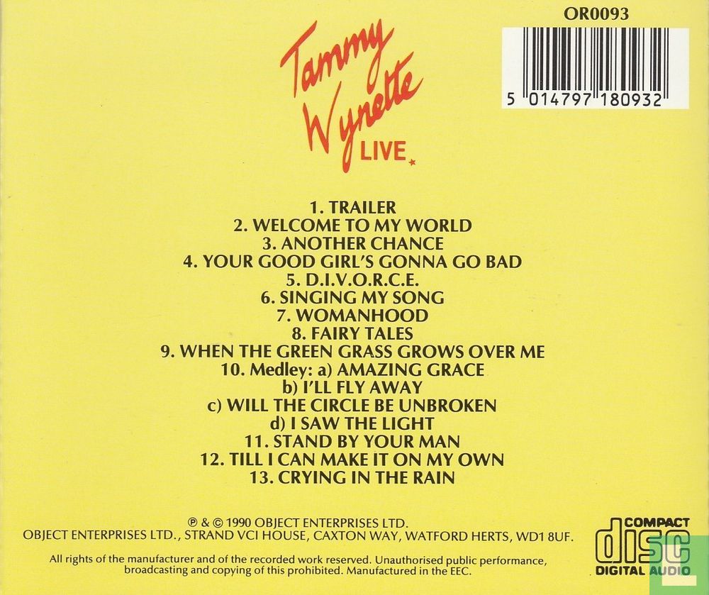 Tammy Wynette LIVE.