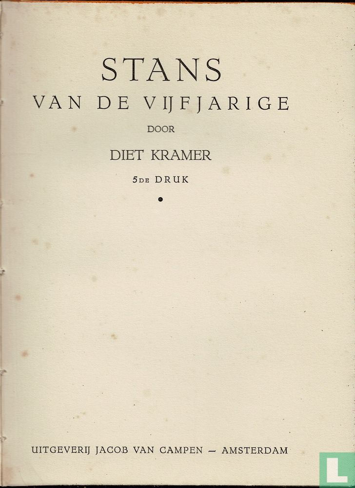 Stans van de 5-jarige