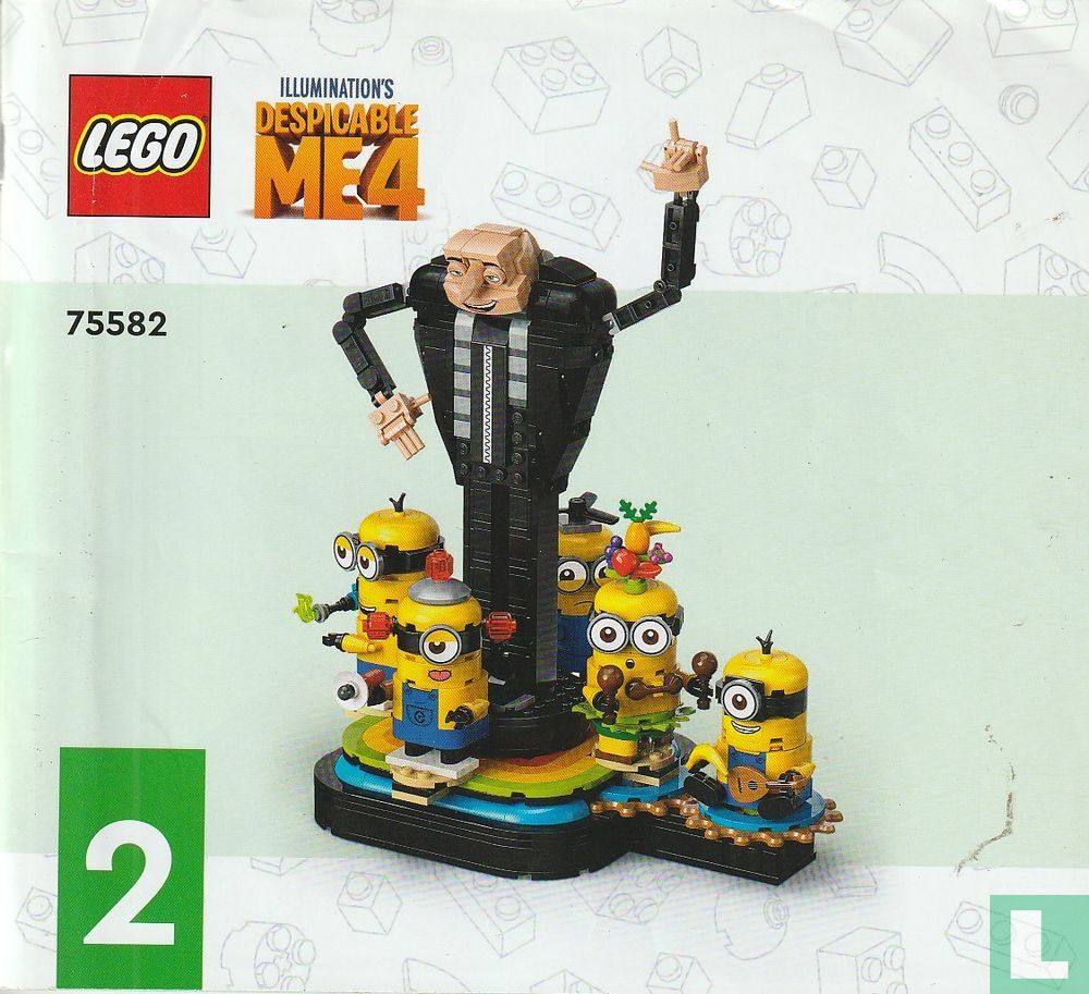 75582 Lego 75582 Brick-Built Gru and Minions (2024) - LEGO - LastDodo