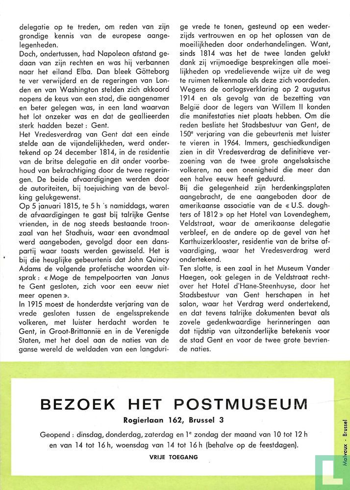 Friedensvertrag von Gent