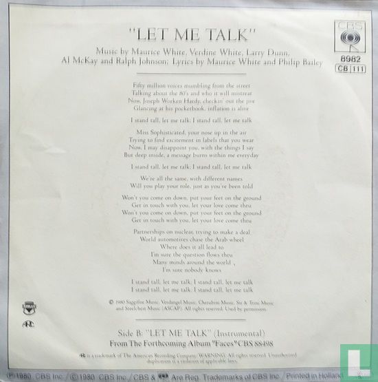 Let Me Talk