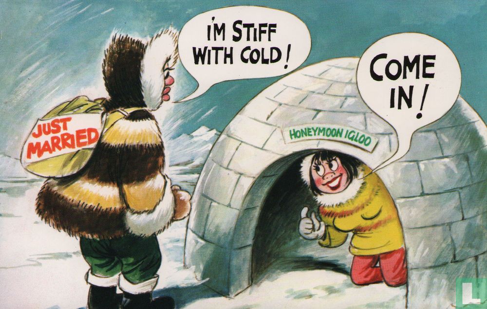 I'm stiff with cold