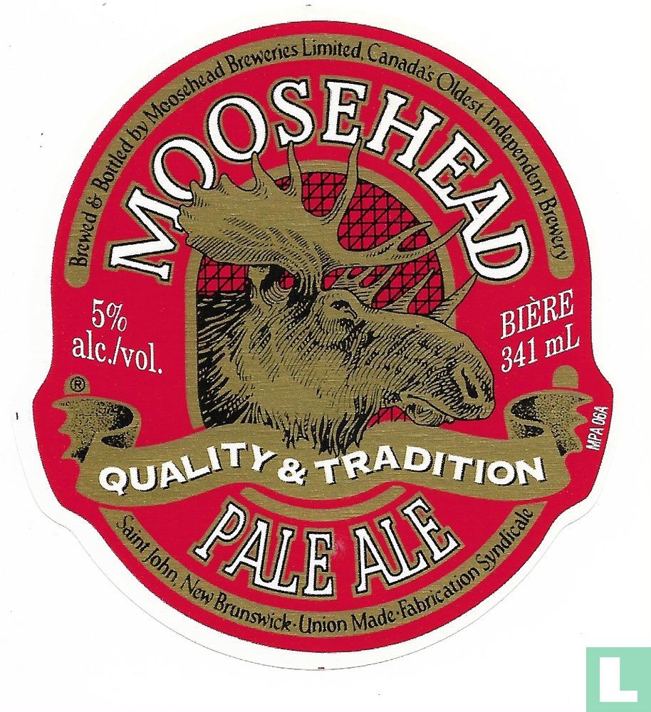 Moosehead pale ale