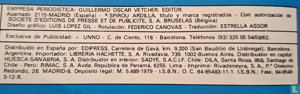 Spirou Ardilla 52