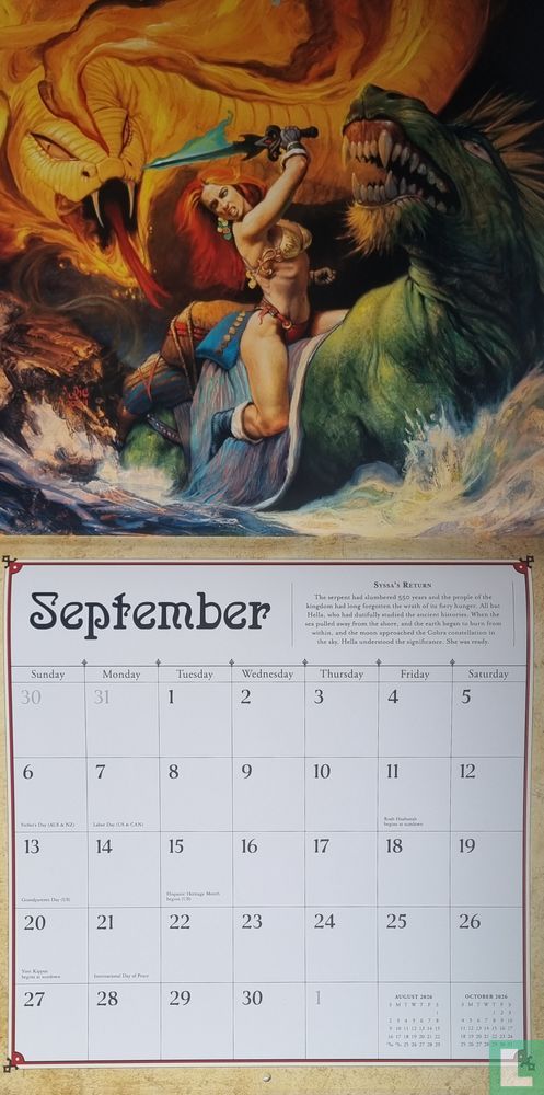 Fantasy Calendar 2026: Otherworldly Visions