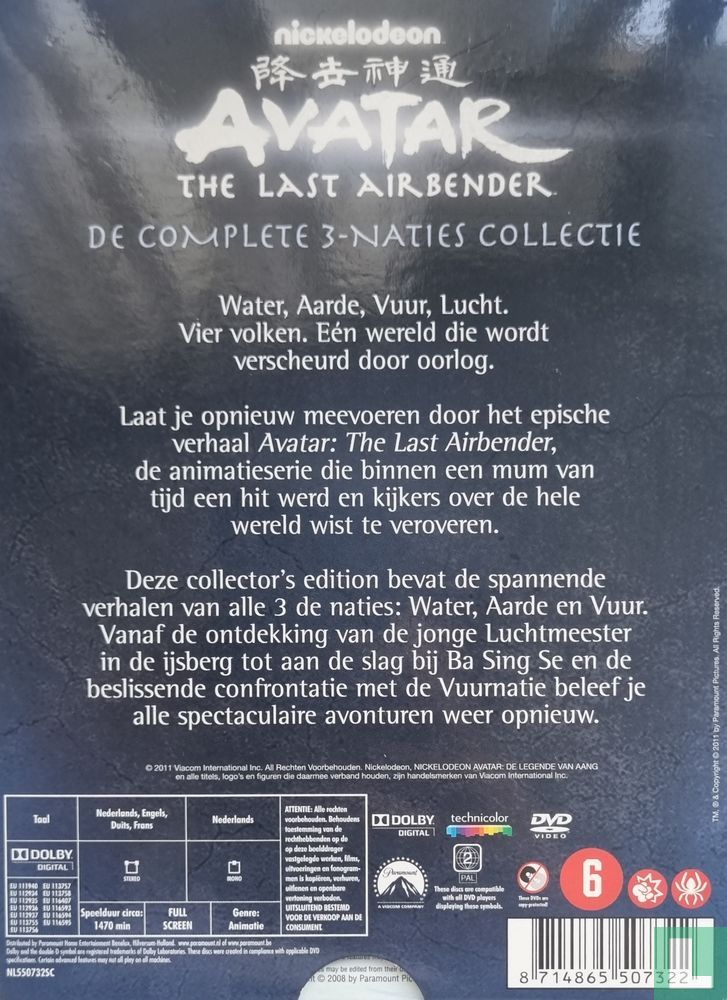 Avatar: The Last Airbender – De Complete 3-Naties Collectie