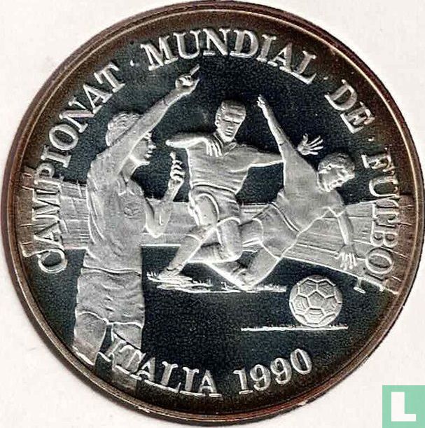 Andorra 10 diner 1989 (PROOF - type 1) "Wereldkampioenschap voetbal 1990 in Italië"