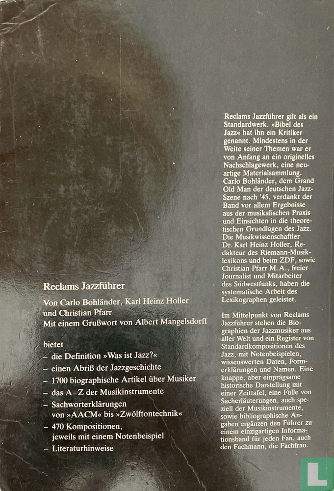 Reclams Jazzführer