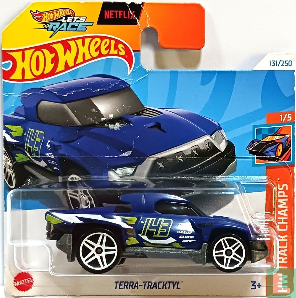 Hot Wheels Einzelauto Terra-Tracktyl HTD48 – Retro-Sammlerstück Im Vintage-Design (ca. 7 Cm)