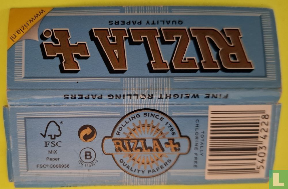 Rizla+ standaard size Blauw (lui zaad) - Rizla+ [La Croix] - LastDodo