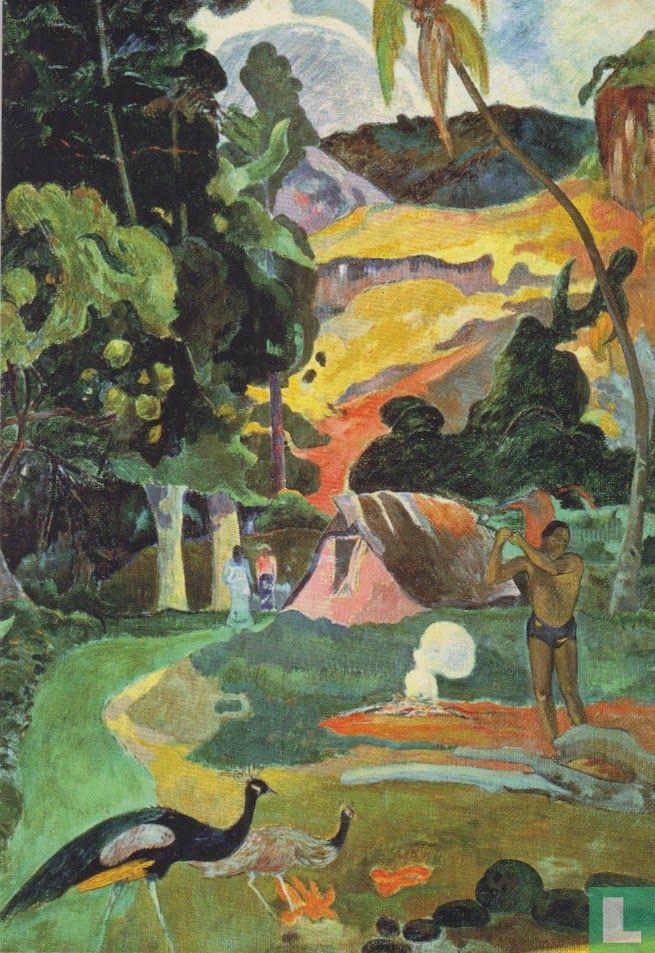 Matamoe oder Landschaft mit Pfauen, 1892