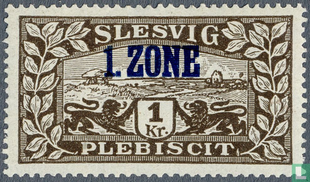 Landscape, with overprint