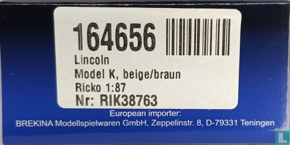 Lincoln Model K