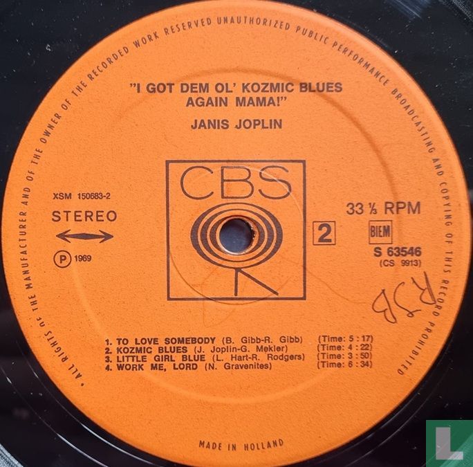 I Got Dem Ol' Kozmic Blues Again Mama!