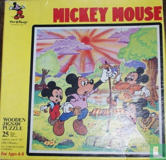 Mickey goes camping