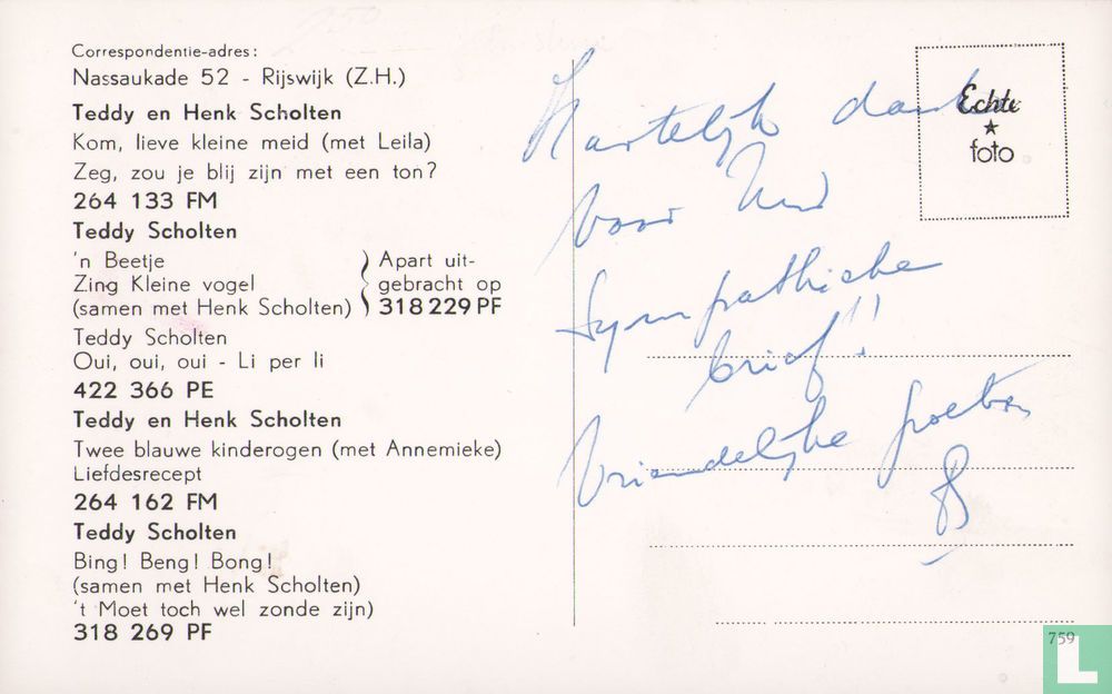 Scholten, Teddy