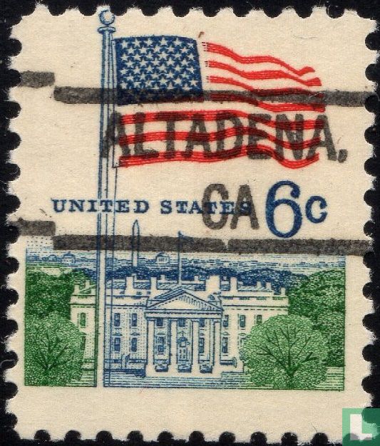 Flag and White House
