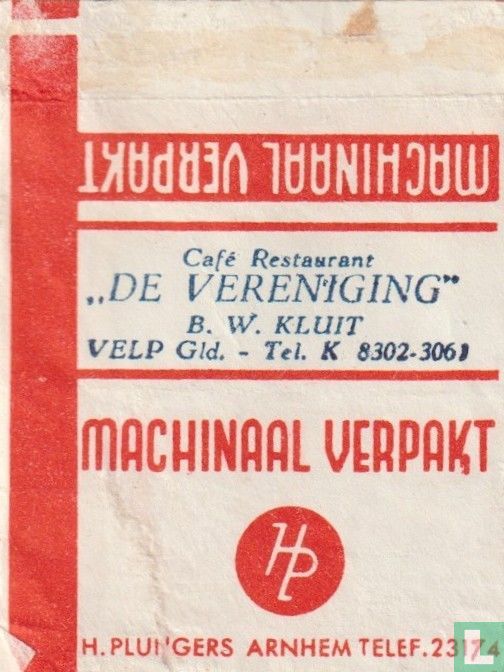 Café Restaurant "De Vereniging"