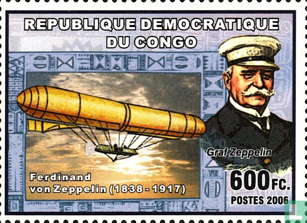 Zeppeiins De Zeppelins 600 (2006) - Congo-Kinshasa - Illegale uitgiftes - LastDodo