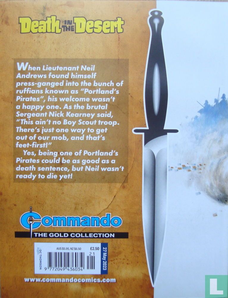 Commando 5648 Death in the Desert 5648 (2023) - Commando - LastDodo
