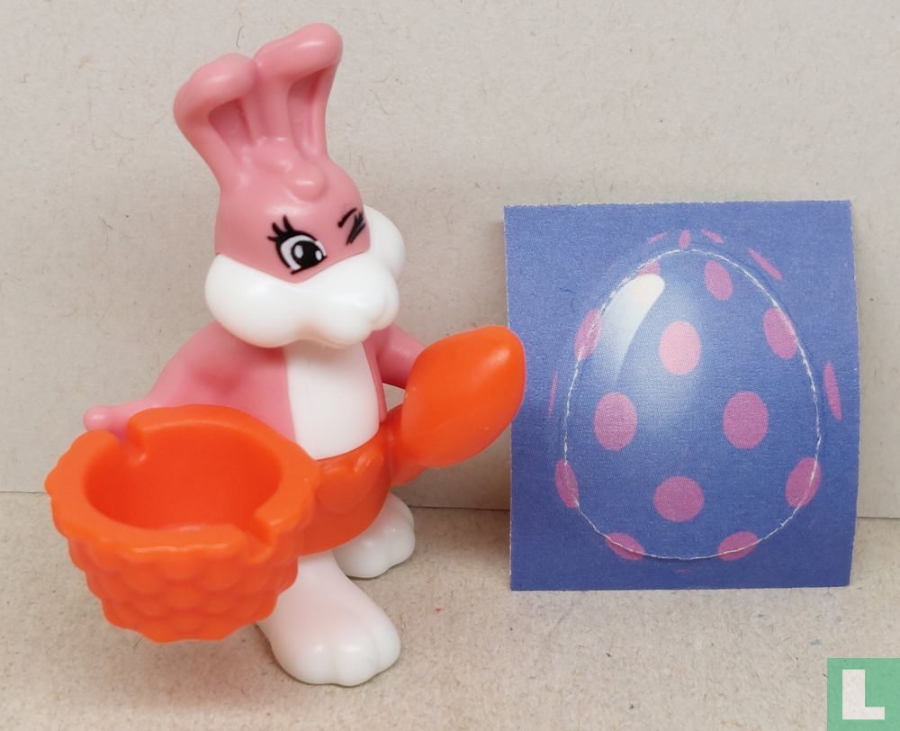 Lapin de Pâques rose