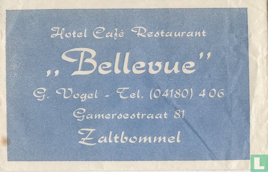 Hotel Café Restaurant "Bellevue"