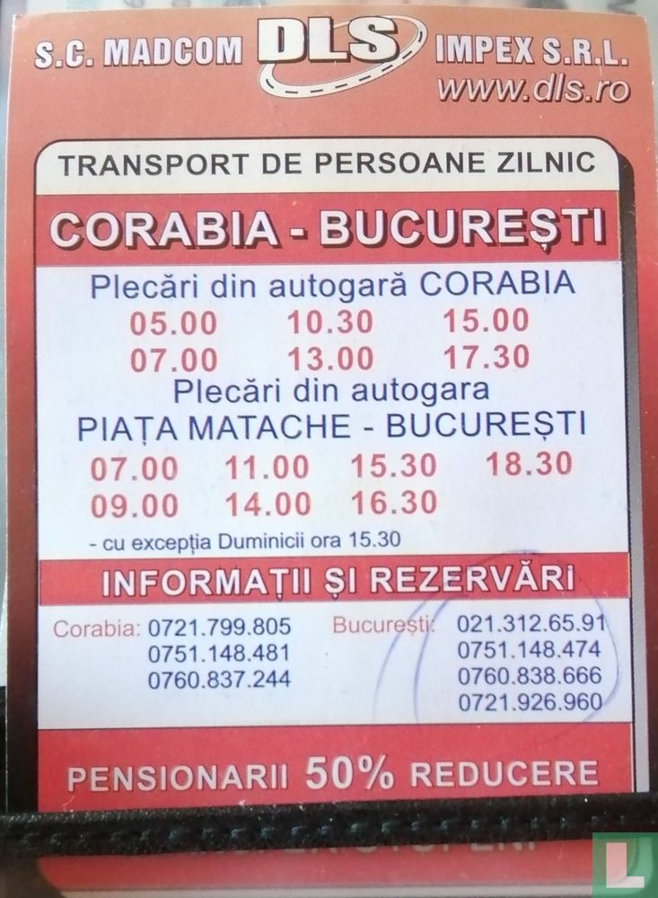DLS - Corabia - Bucarest 