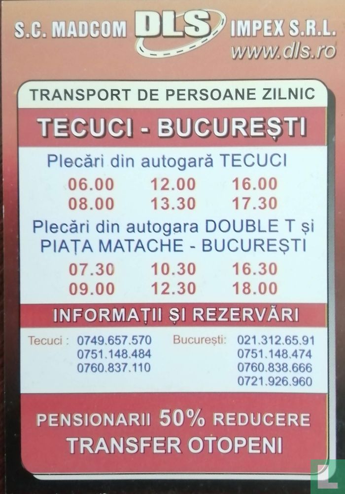 DLS - Tecuci - Boekarest 