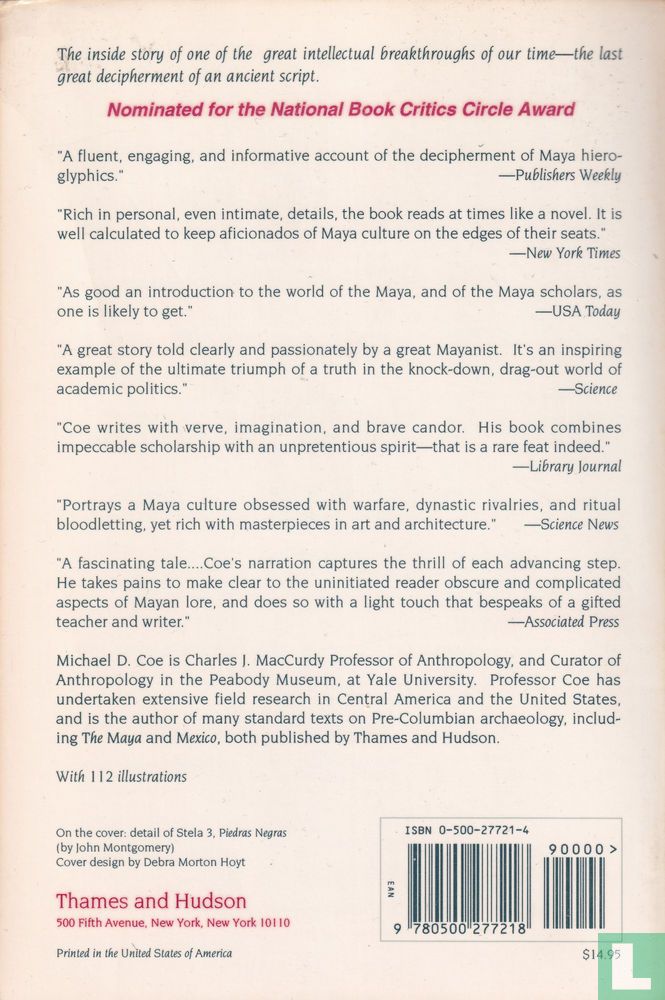 Breaking Maya Code Breaking the Maya code (1995) - Coe, Michael D. - LastDodo