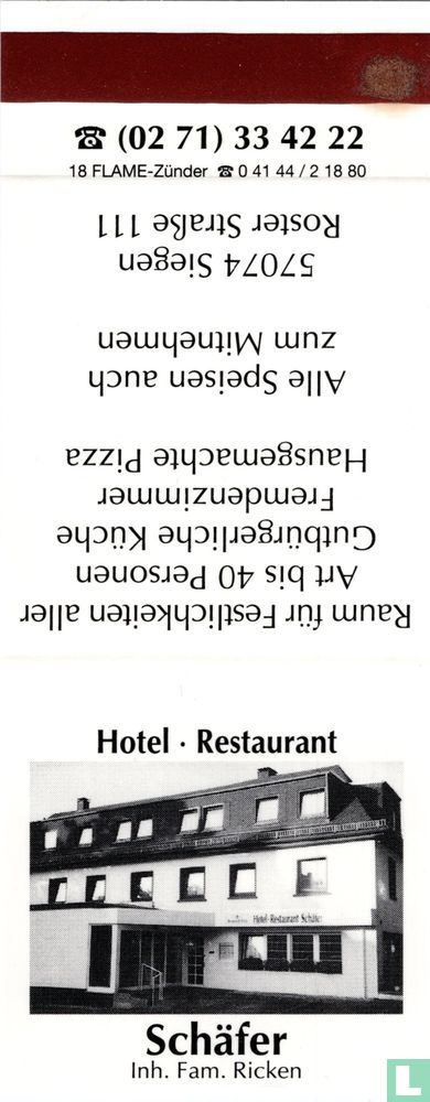Schäfer; Hotel-Restaurant 