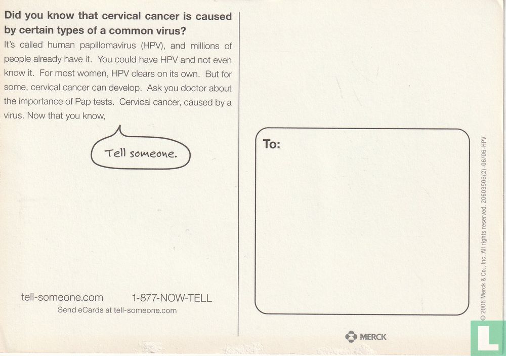 Tell someone
