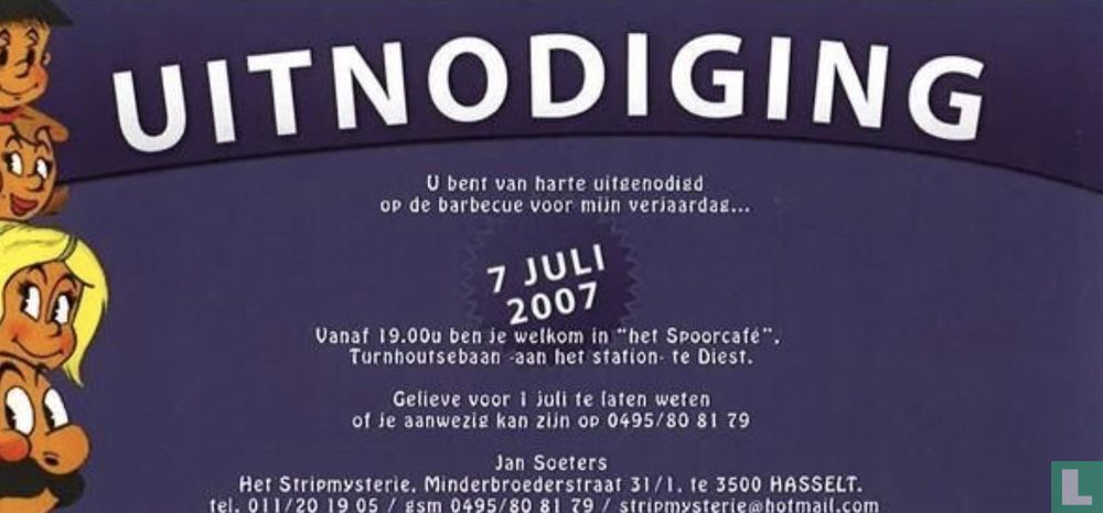 Uitnodiging Jan Soeters