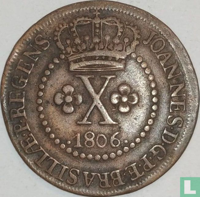 Brésil 10 réis 1806
