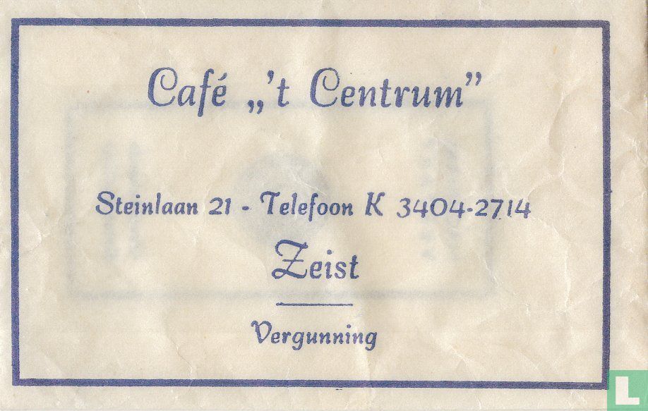Café " 't Centrum"