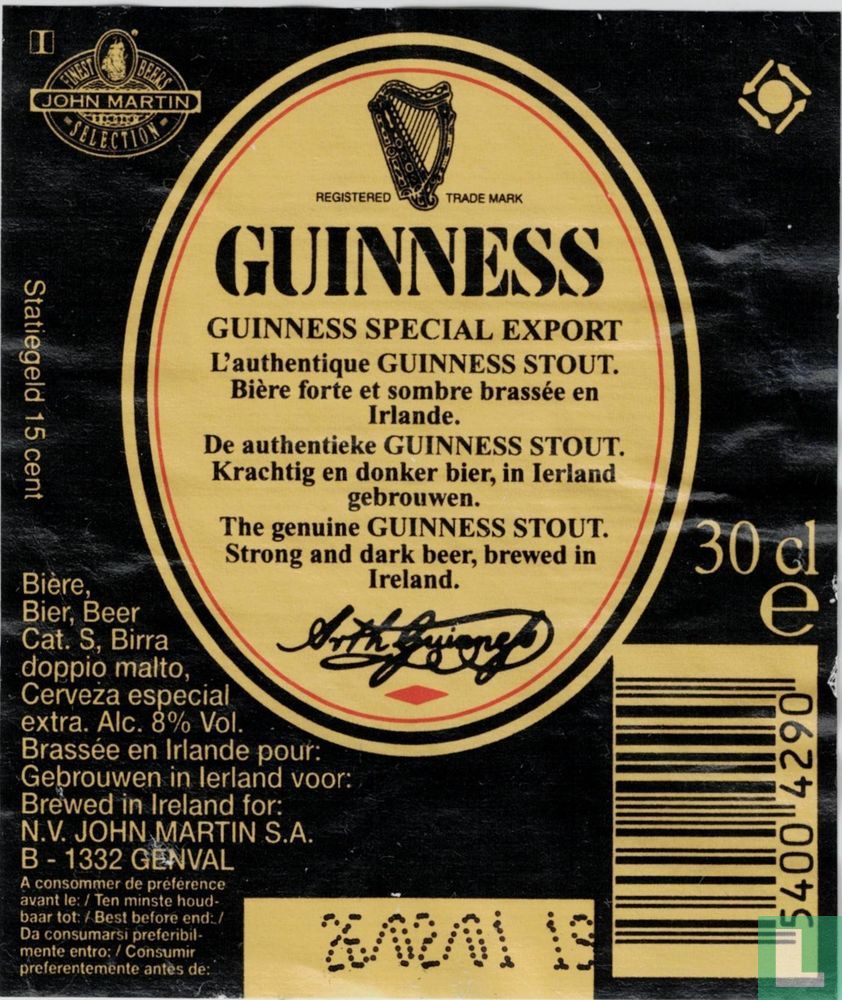 Guinness Special Export