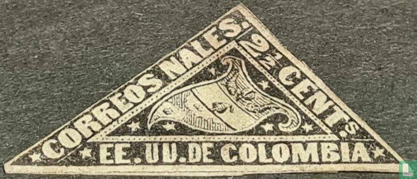 First triangular stamp
